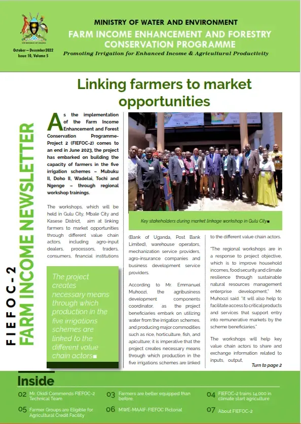 FIEFOC 2 e-newsletter October – December 2022