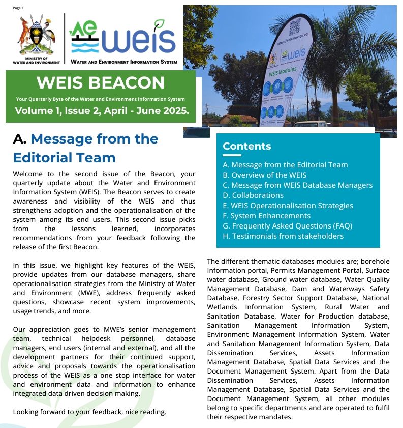 WEIS Beacon Volume 1 Issue 2