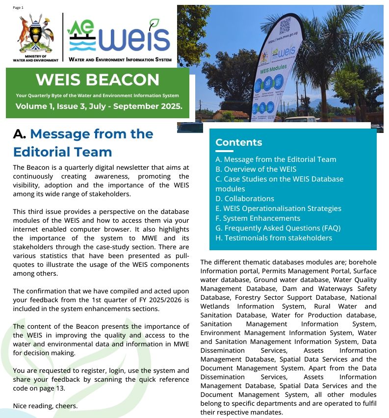 WEIS Beacon Volume 1 Issue 3