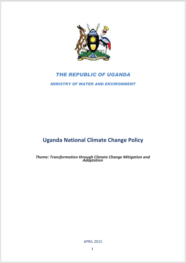 Uganda National Climate Change Policy