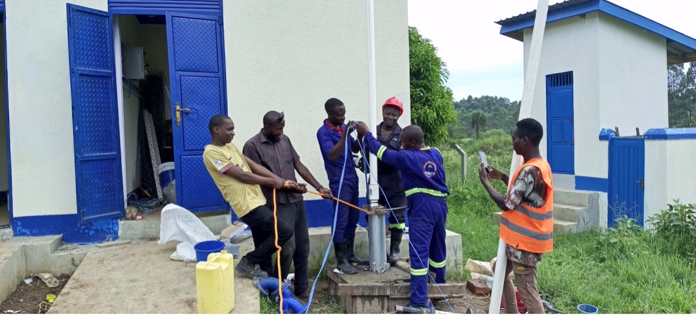 Pump installation at Ntara WSS