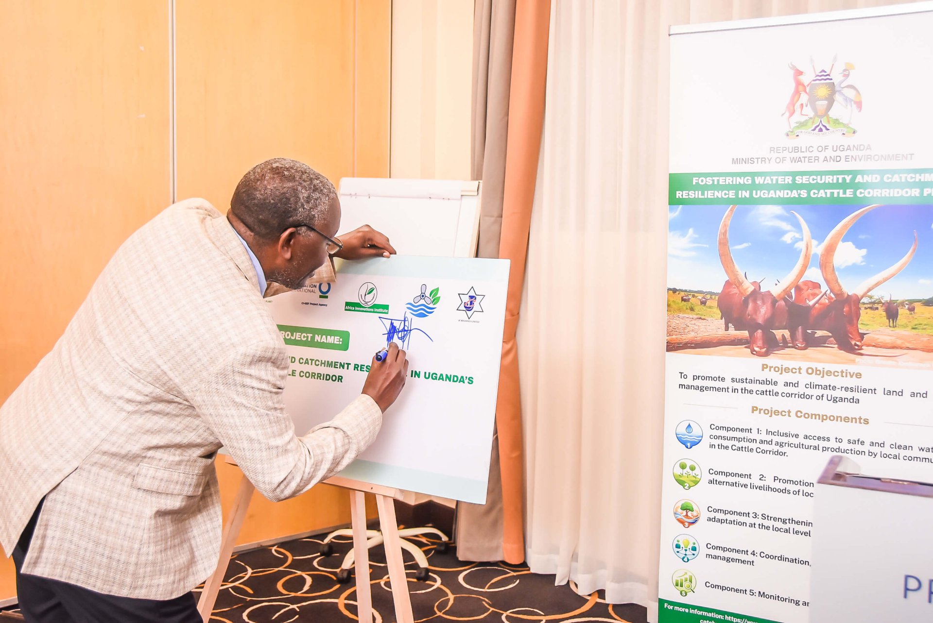 LAUNCH OF THE GEF - FUNDED PROJECT:   “FOSTERING WATER SECURITY AND CATCHMENT RESILIENCE IN UGANDA’s CATTLE CORRIDOR”