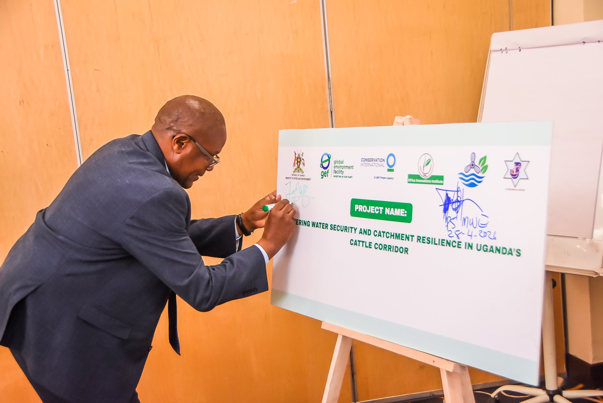 “Fostering Water Security and Catchment Resilience in Uganda’s Cattle Corridor”, Project Launch.