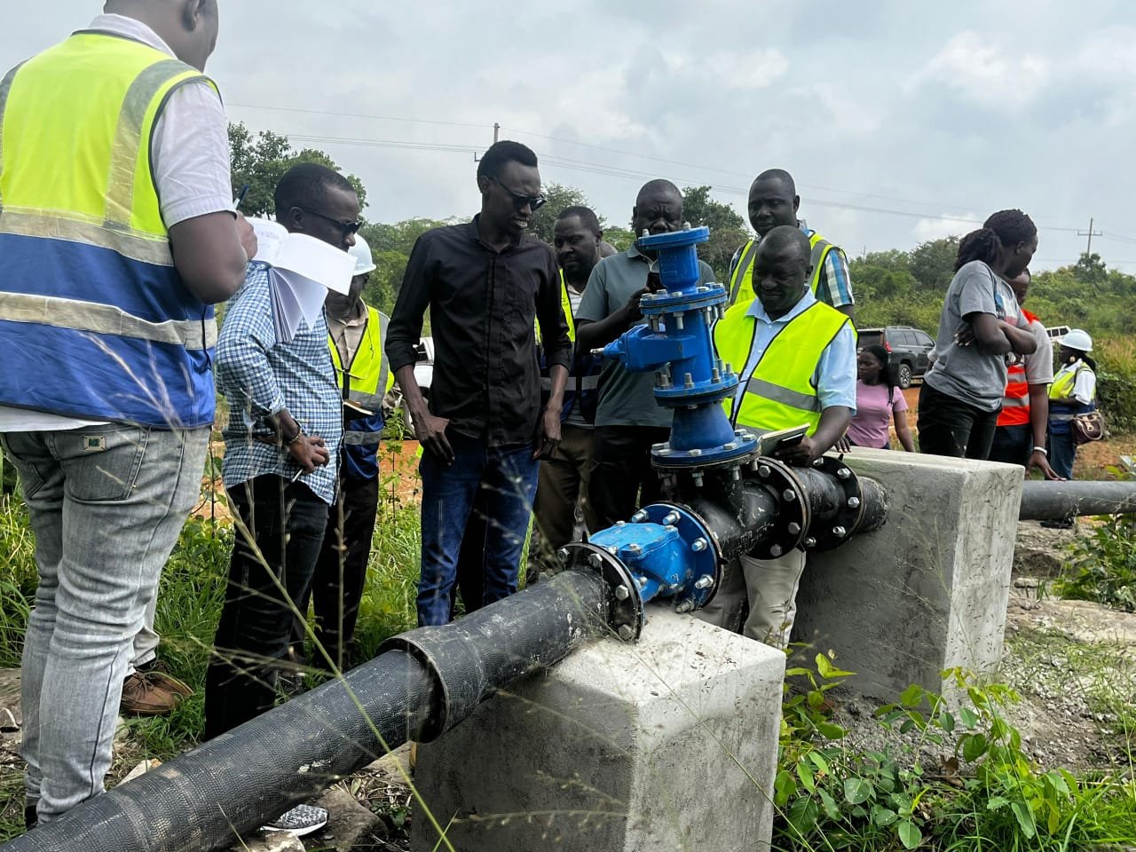 SITE MEETINGS FOR SOLAR-POWERED WATER SYSTEMS IN GOBORO, LOBE & LOMUNGA RGCs, YUMBE DISTRICT