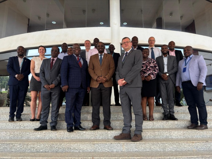 Welsh team, Water Aid Uganda and Ministry of Water and Environment  senior management 