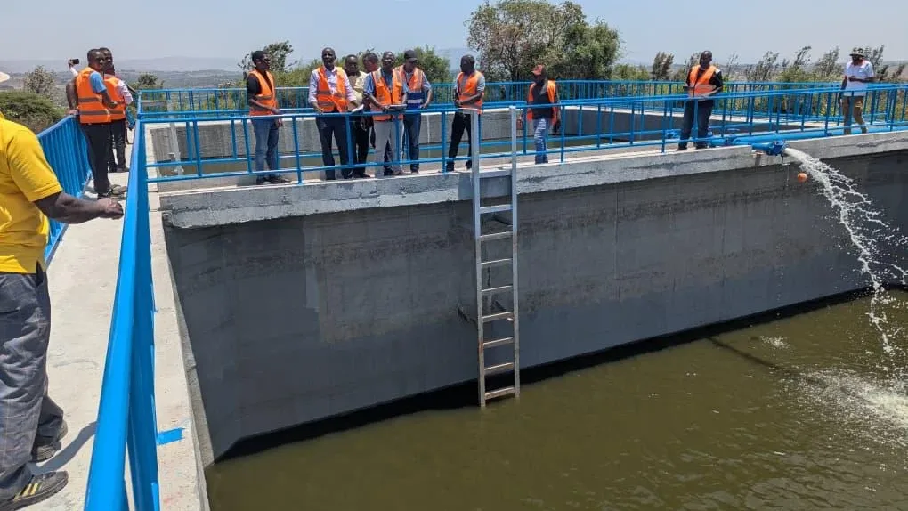 MWE and Stakeholders jointly inspect Kyenshama Earth Dam