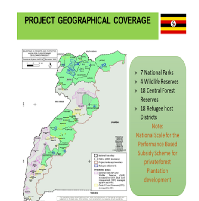 Map showing IFPA-CD Project Target Areas Map showing IFPA-CD Project Target Areas