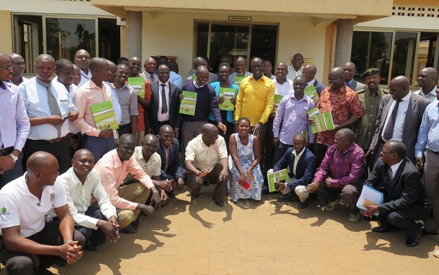 Launch of the Awoja Catchment Management Plan by the State Minister for Disaster and Preparedness Hon. Musa Ecweru has in Soroti District. Launch of the Awoja Catchment Management Plan by the State Minister for Disaster and Preparedness Hon. Musa Ecweru has in Soroti District.