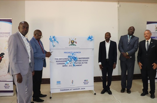 Ministry of Water and Environment Launches Mpanga Catchment Conservation Project Ministry of Water and Environment Launches Mpanga Catchment Conservation Project