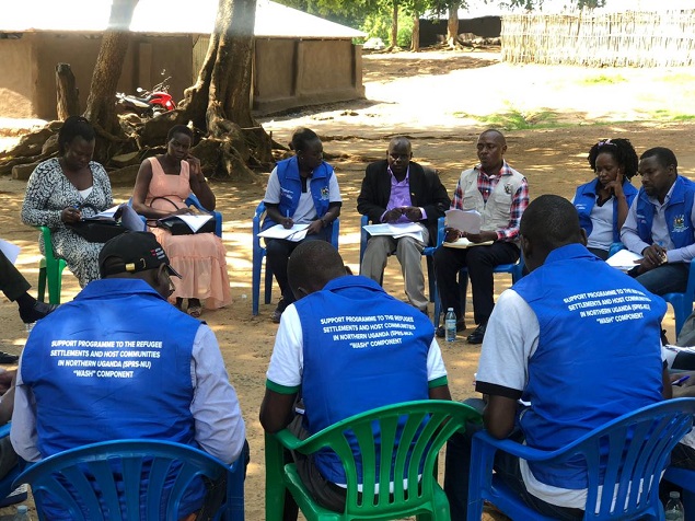  Inspection of the progress of works and site meetings at Alere and Nyumanzi Refugee settlement Water Supply Systems in Adjumani District