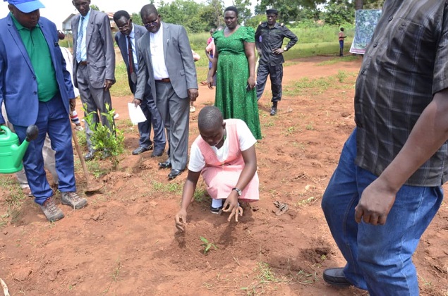 National Greening campaign and Launched tree planting in schools & Tertiary Institutions at Ngetta Girls Primary School in Lira District. National Greening campaign and Launched tree planting in schools & Tertiary Institutions at Ngetta Girls Primary School in Lira District.